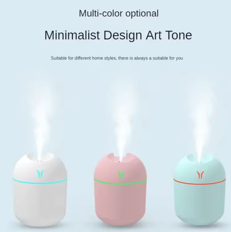 Webuymart™ Mini USB Aroma Diffuser – 250ML Air Humidifier